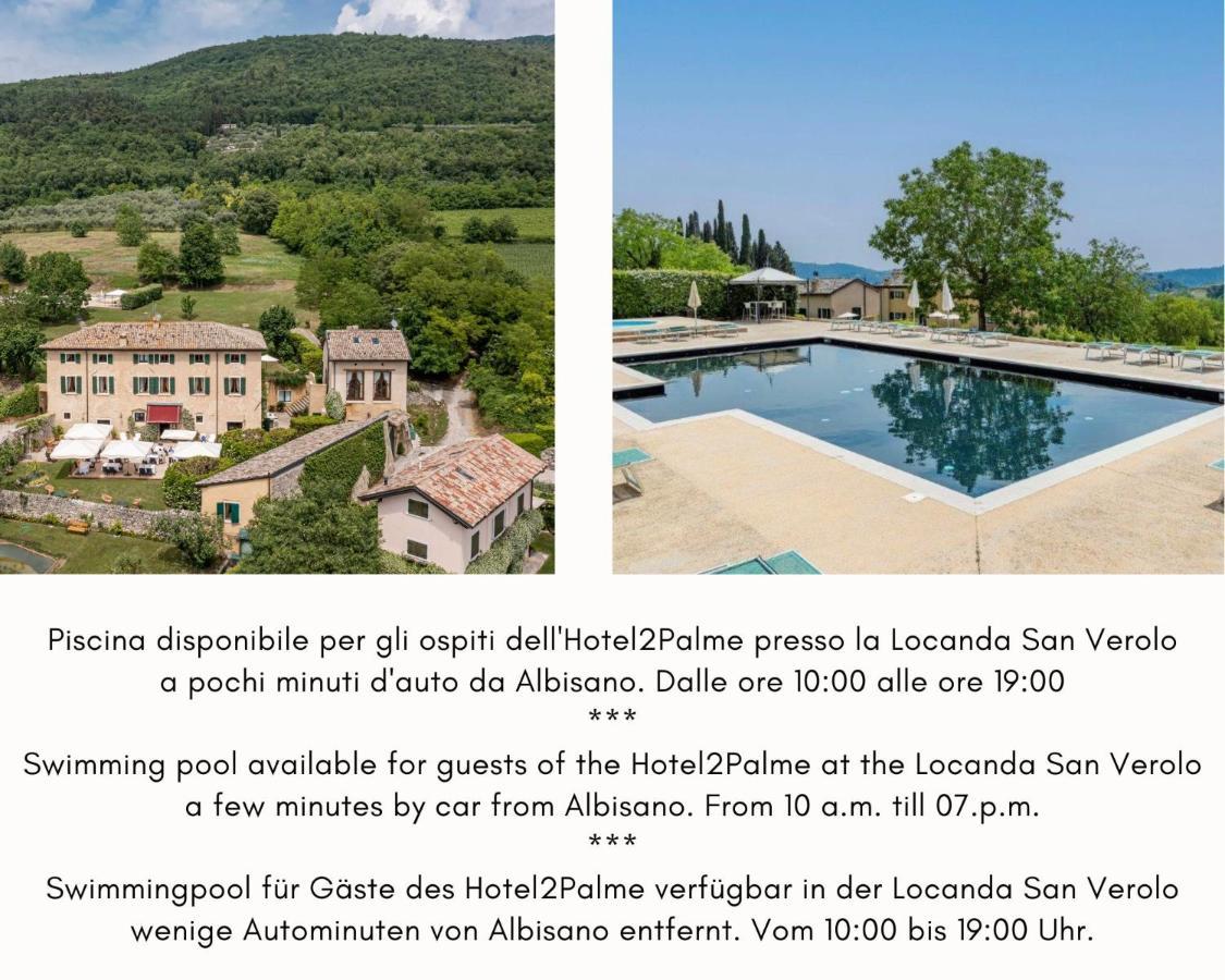 Hotel 2 Palme Torri Del Benaco Bagian luar foto